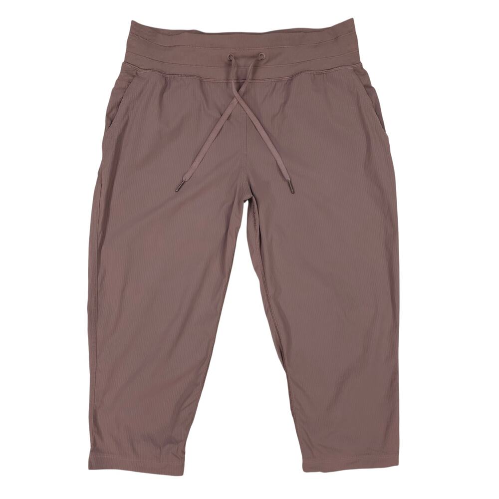 Lululemon Studio Crop II Unlined Cool Cocoa Brown Sz 8